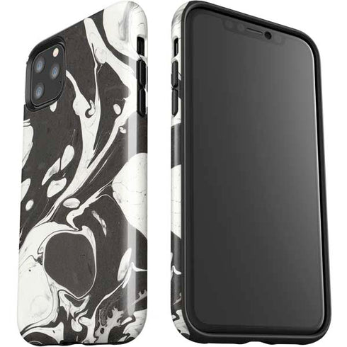 Marbleized Black iPhone 11 Pro Max Impact Case