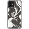 Marbleized Black iPhone 12 Clear Case