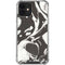 Marbleized Black iPhone 12 Mini Clear Case