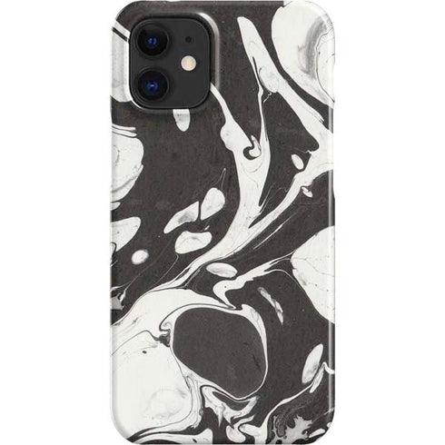 Marbleized Black iPhone 12 Mini Lite Case
