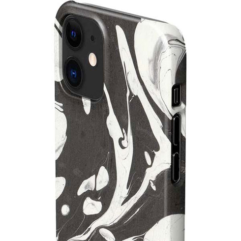 Marbleized Black iPhone 12 Mini Lite Case