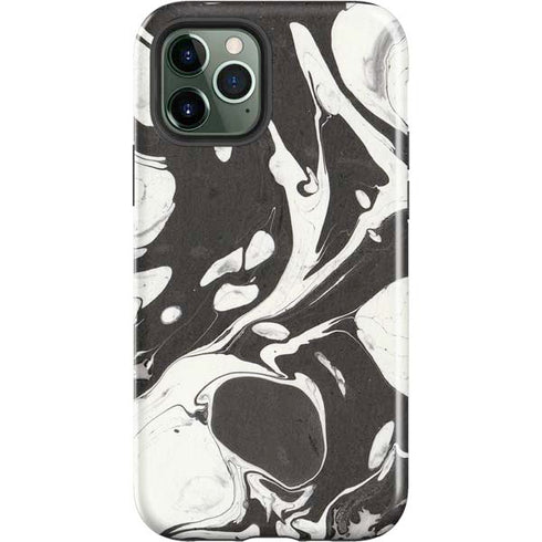 Marbleized Black iPhone 12 Pro Max Impact Case