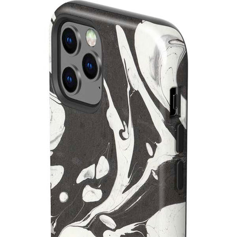 Marbleized Black iPhone 12 Pro Max Impact Case