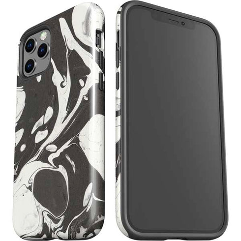 Marbleized Black iPhone 12 Pro Max Impact Case