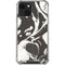 Marbleized Black iPhone 13 Clear Case