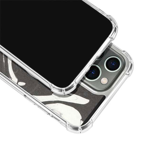 Marbleized Black iPhone 13 Pro Clear Case