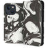 Marbleized Black iPhone 14 Plus Folio Case