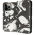 Marbleized Black iPhone 15 Pro Max Folio Case