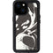 Marbleized Black iPhone 15 Waterproof Case