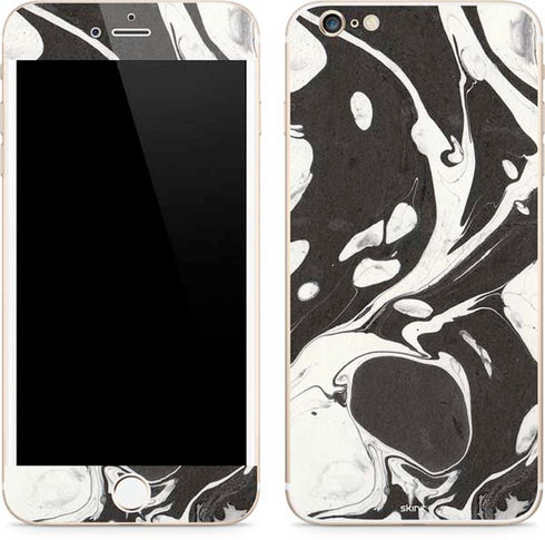 Marbleized Black iPhone 6/6s Plus Skin