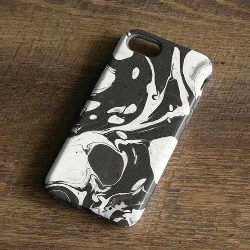 Marbleized Black iPhone 7 Pro Case
