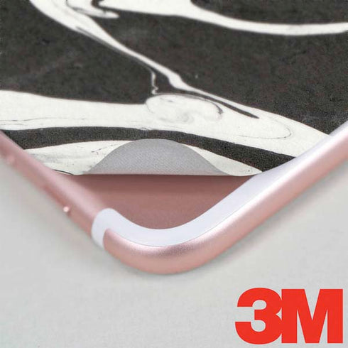 Marbleized Black iPhone 7 Skin