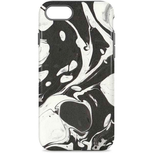Marbleized Black iPhone 8 Pro Case