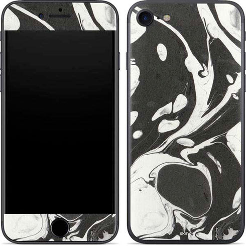 Marbleized Black iPhone SE (2nd & 3rd Gen) Skin