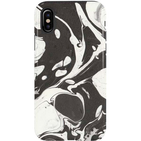 Marbleized Black iPhone X Pro Case