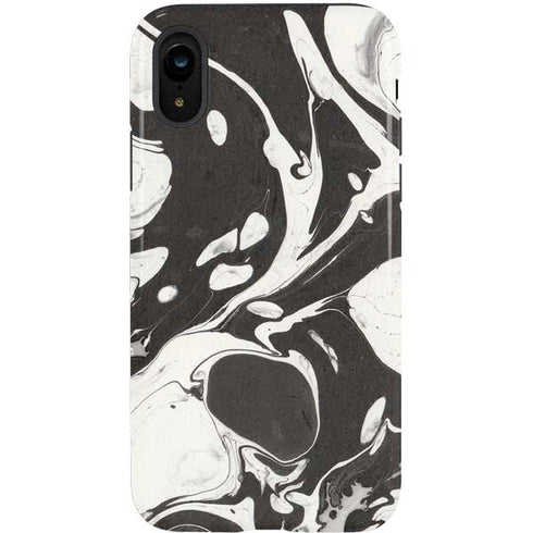 Marbleized Black iPhone XR Pro Case