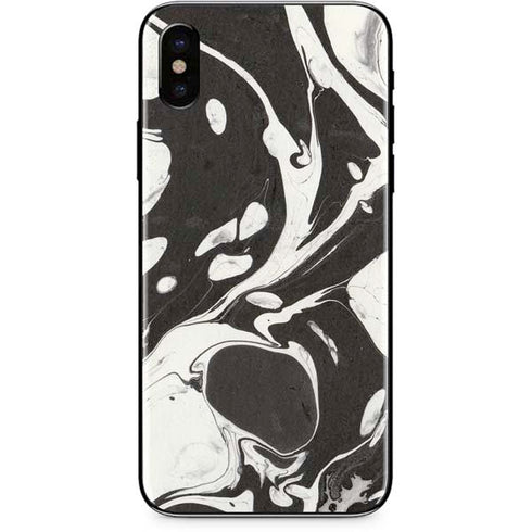 Marbleized Black iPhone XS Max Skin