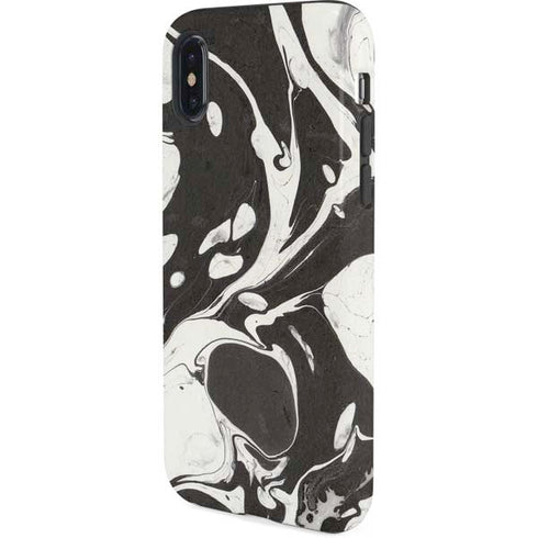 Marbleized Black iPhone XS Pro Case