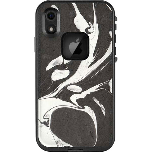 Marbleized Black LifeProof Fre iPhone Skin