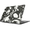 Marbleized Black Apple MacBook Skin