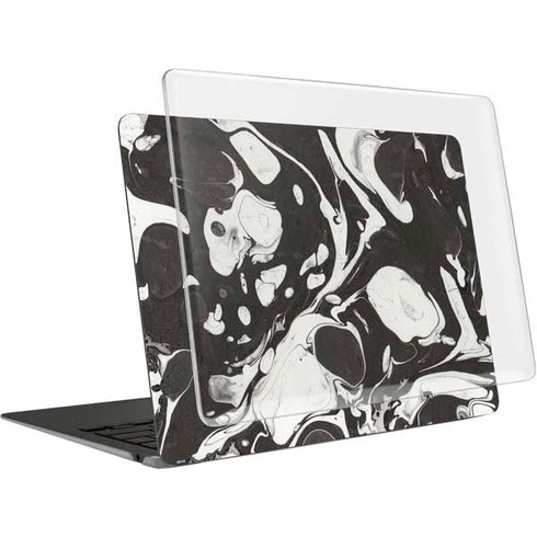 Marbleized Black MacBook Air 13in (2020) Case plus Skin