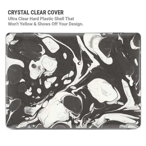 Marbleized Black MacBook Air 15in (2023-2025) Case plus Skin