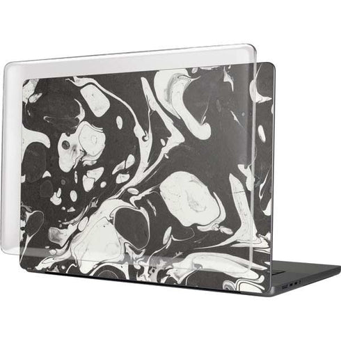 Marbleized Black MacBook Pro 16in (2021-25) Case plus Skin