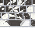 Marbleized Black Magic Keyboard Skin