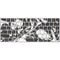 Marbleized Black Magic Keyboard Skin