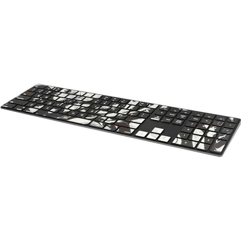 Marbleized Black Magic Keyboard with Numeric Keypad Skin