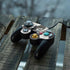 Marbleized Black Nintendo GameCube Controller Skin