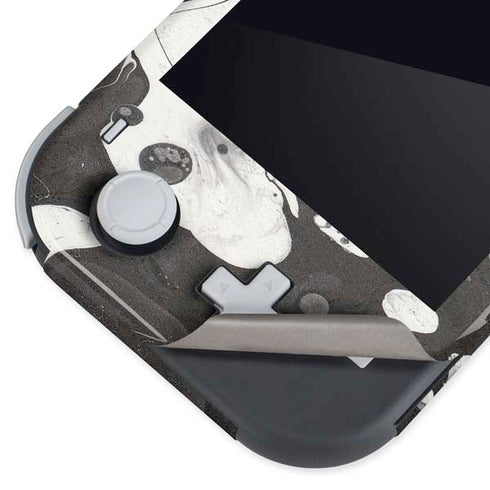 Marbleized Black Nintendo Switch Lite Skin