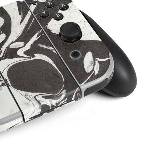 Marbleized Black Nintendo Switch OLED (2021) Skin