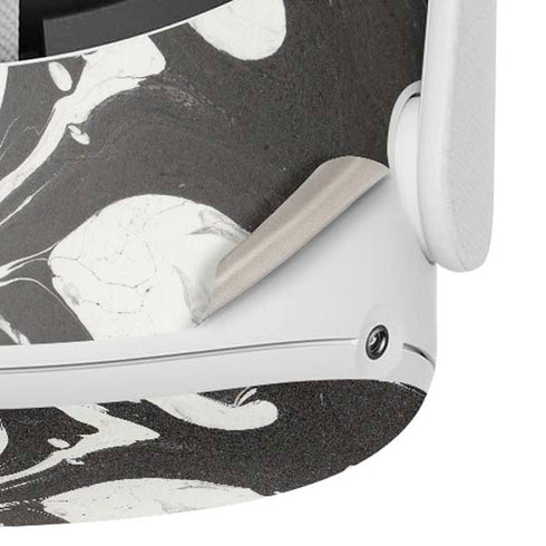 Marbleized Black Oculus Quest 2 Skin