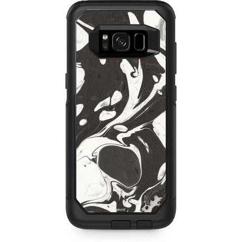 Marbleized Black Otterbox Commuter Galaxy Skin