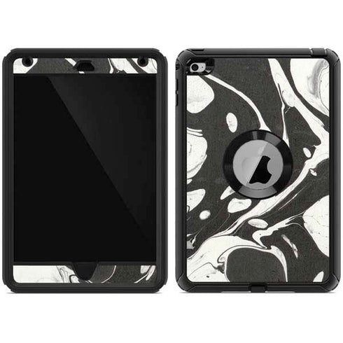Marbleized Black Otterbox Defender iPad Skin