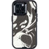 Marbleized Black Otterbox Defender iPhone Skin
