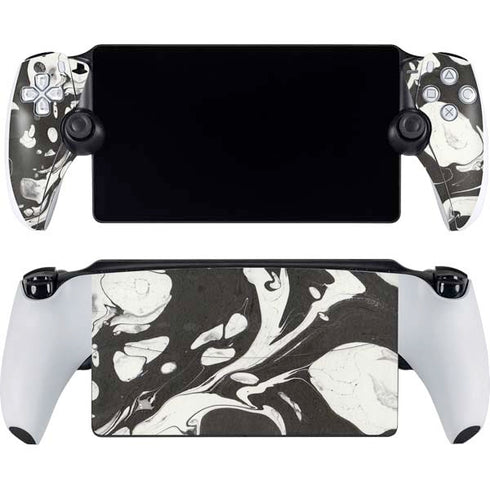 Marbleized Black PlayStation Portal Remote Player Skin