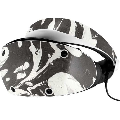 Marbleized Black PlayStation VR2 Skin