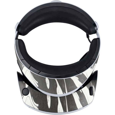 Marbleized Black PlayStation VR2 Skin