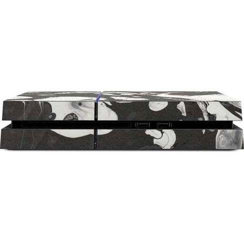 Marbleized Black PS4 Console Skin