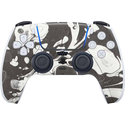 Marbleized Black PS5 Controller Skin