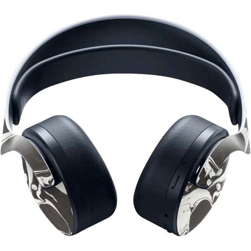 Marbleized Black PULSE 3D Wireless Headset for PS5 Skin