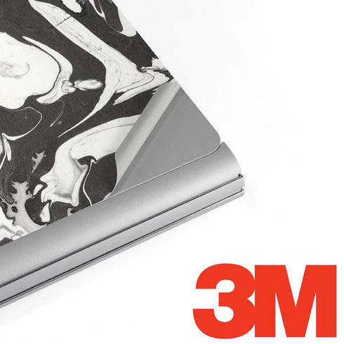 Marbleized Black Surface Book 2 15in Skin