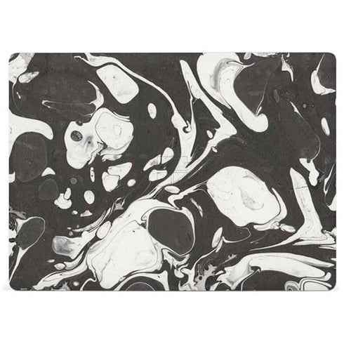 Marbleized Black Surface Laptop 2 Skin