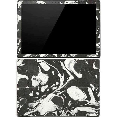 Marbleized Black Surface Pro 4 Skin