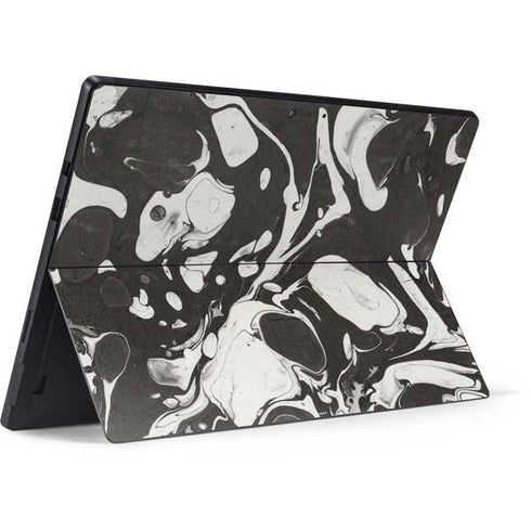 Marbleized Black Surface Pro 7 Skin
