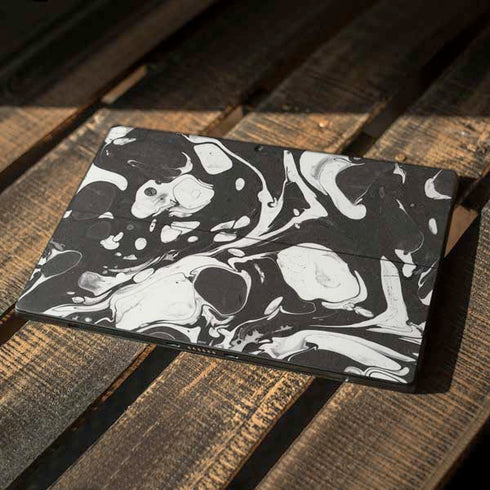 Marbleized Black Surface Pro 7 Skin