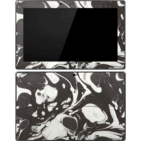 Marbleized Black Surface Pro Tablet Skin