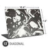 Marbleized Black Universal Laptop 13in (10.6 x 7.6in) Skin